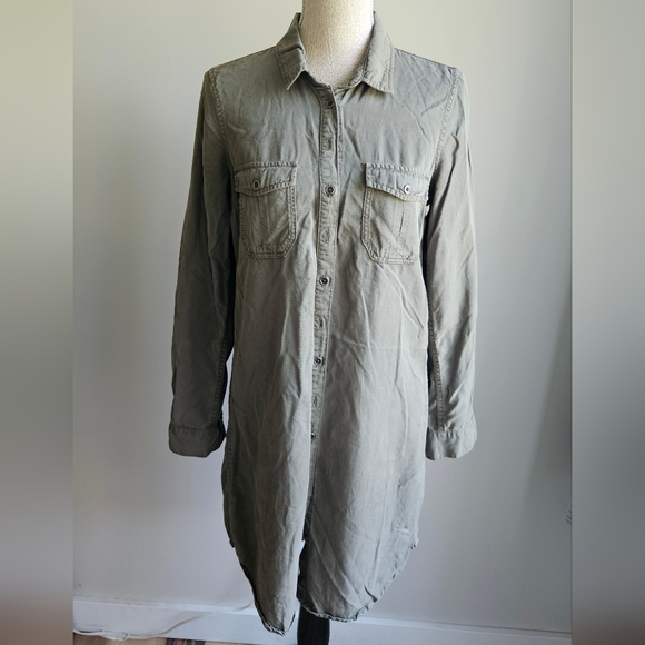 Parasuco Olive Long Sleeve Dress - Picture 2 of 6